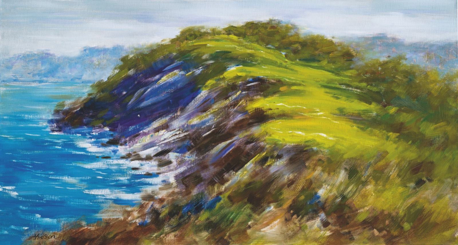 Postcard artwork from Fairmont Banff Springs Golf Course